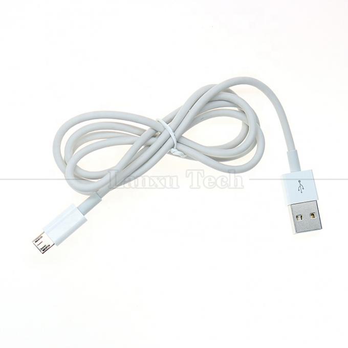 Chargement de données de haute compatibilité V8 Micro B à câble USB A mâle pour la banque d'alimentation de téléphone Android 0