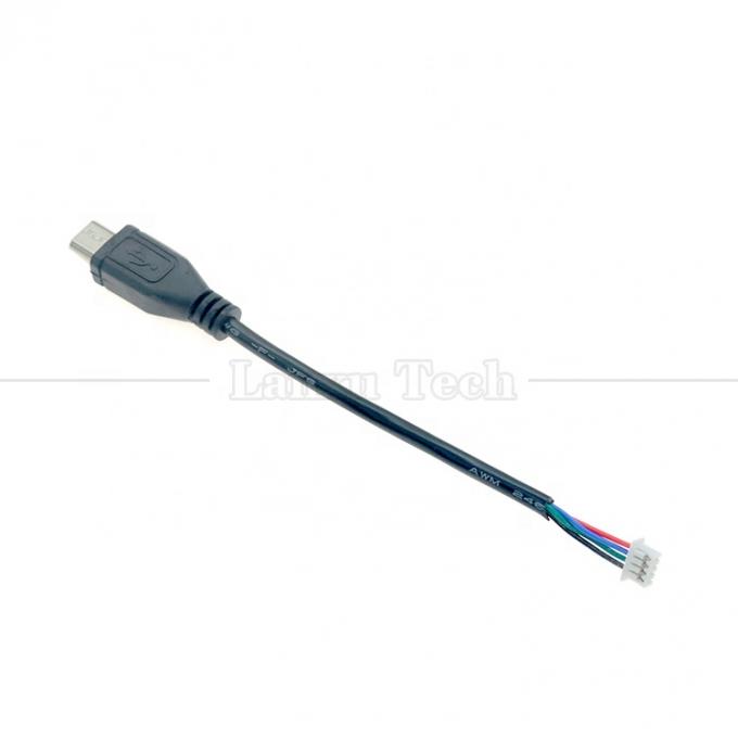 OEM Micro USB personnalisé à JST 4 broches 1.25 mm câble de hauteur 3