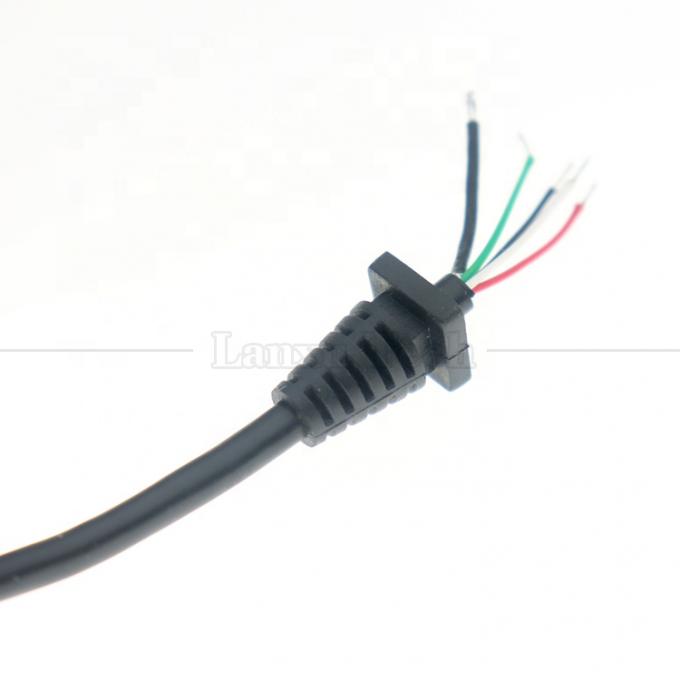 Chargeur de données personnalisé Micro-USB blindé pour ouvrir le câble de chargeur d'alimentation de la queue de cochon 2