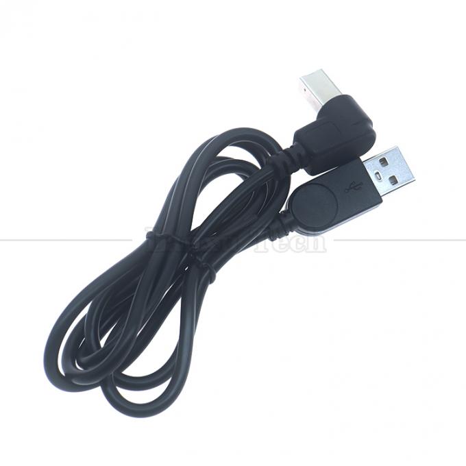 90 degrés angle droit type A mâle à B mâle câble d'extension de connecteur d'imprimante USB 2.0 0