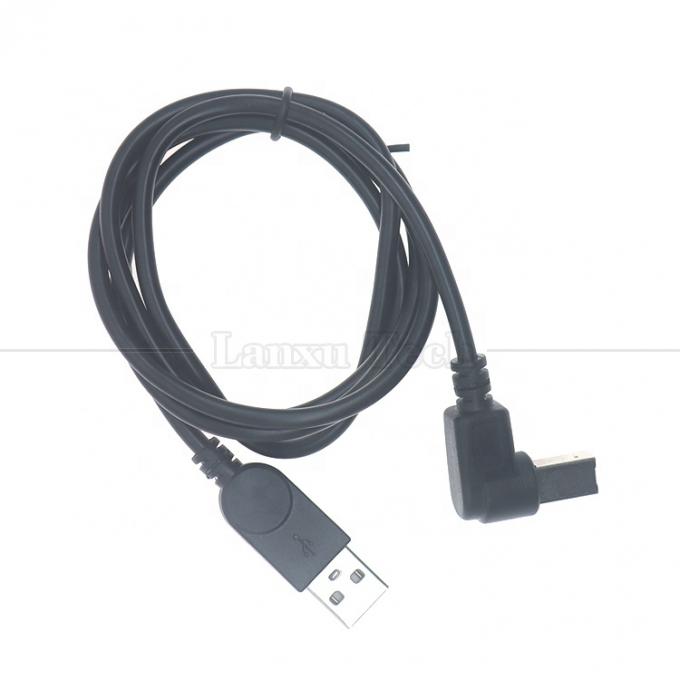 90 degrés angle droit type A mâle à B mâle câble d'extension de connecteur d'imprimante USB 2.0 4