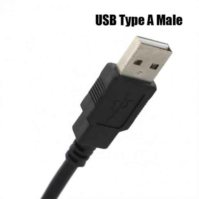 Cable d'imprimante d'extension USB B mâle à USB A mâle de haute qualité à angle droit de 90 degrés 3
