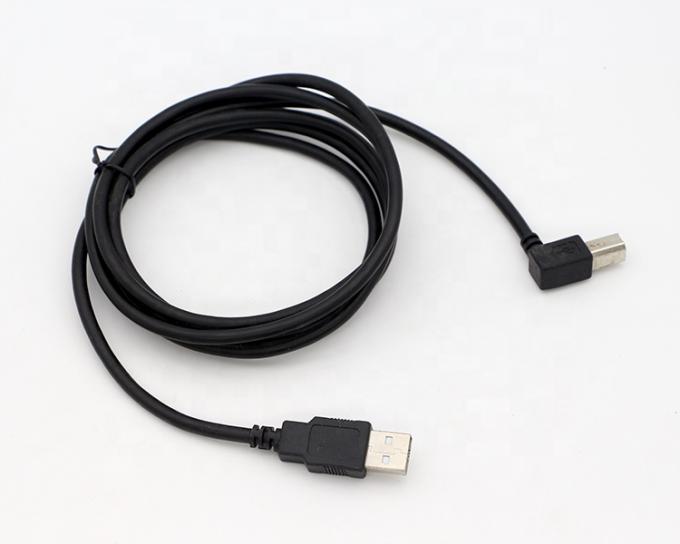 Cable d'imprimante d'extension USB B mâle à USB A mâle de haute qualité à angle droit de 90 degrés 5
