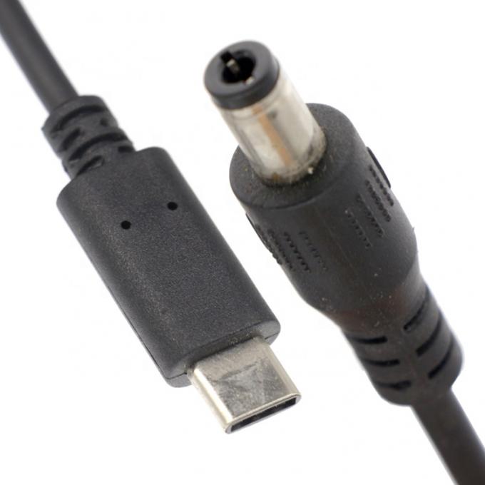 USB personnalisé 3.1 Type C mâle à DC 5.5x2.5mm mâle Jack chargeur de batterie câble d'alimentation pour ordinateur portable 2