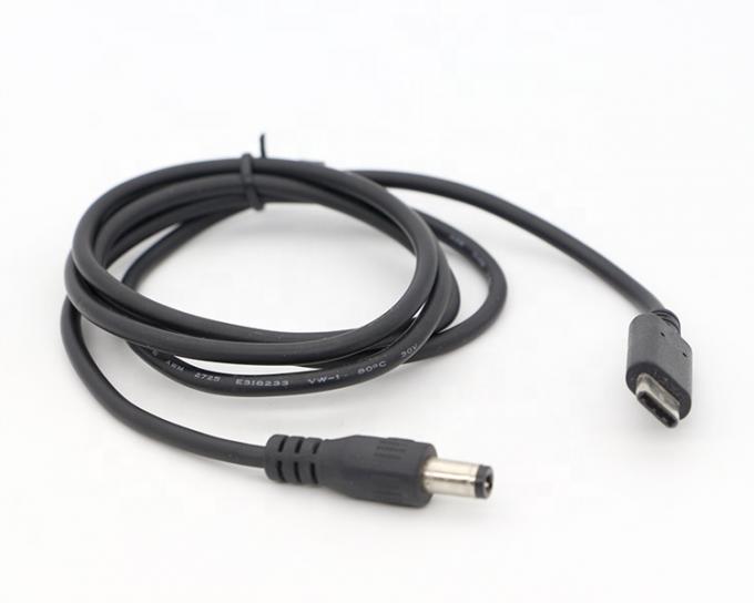 USB personnalisé 3.1 Type C mâle à DC 5.5x2.5mm mâle Jack chargeur de batterie câble d'alimentation pour ordinateur portable 5