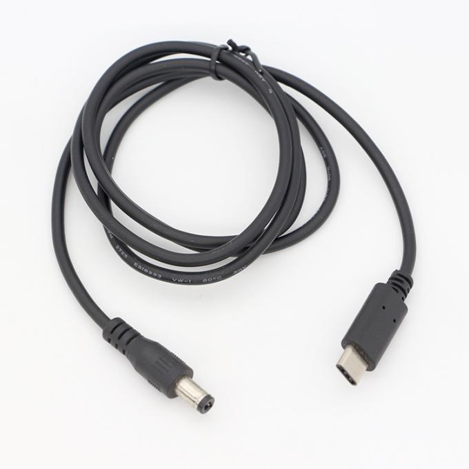 USB personnalisé 3.1 Type C mâle à DC 5.5x2.5mm mâle Jack chargeur de batterie câble d'alimentation pour ordinateur portable 6