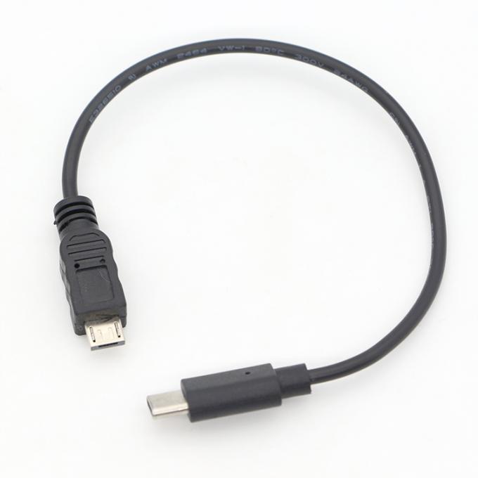 1M 2M 3M câble de données USB de type C à micro A B 5 PIN 4