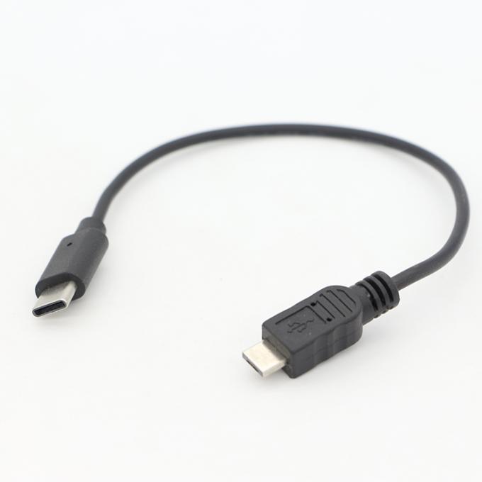 1M 2M 3M câble de données USB de type C à micro A B 5 PIN 5
