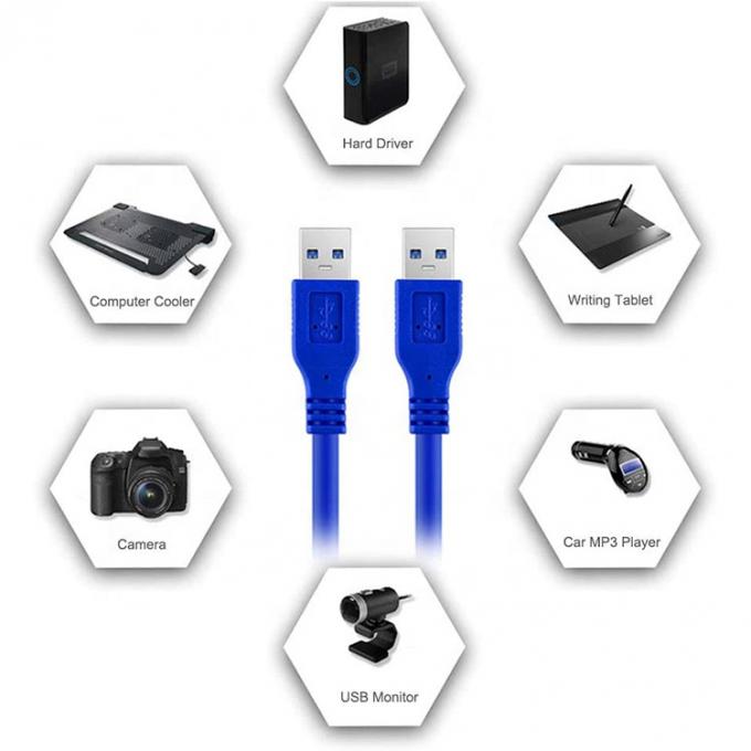 Chargement de données haute vitesse 5 Gbps USB 3.0 Un câble d'extension USB 3.0 6