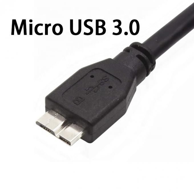 Chargement de données à haute vitesse 5 Gbps Micro USB 3.0 câble A à Micro B pour disque dur Samsung Sdd Hdd 3