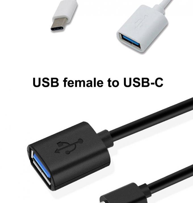Cable d'adaptateur OTG USB type C mâle à USB 2.0 femelle pour ordinateur portable 1