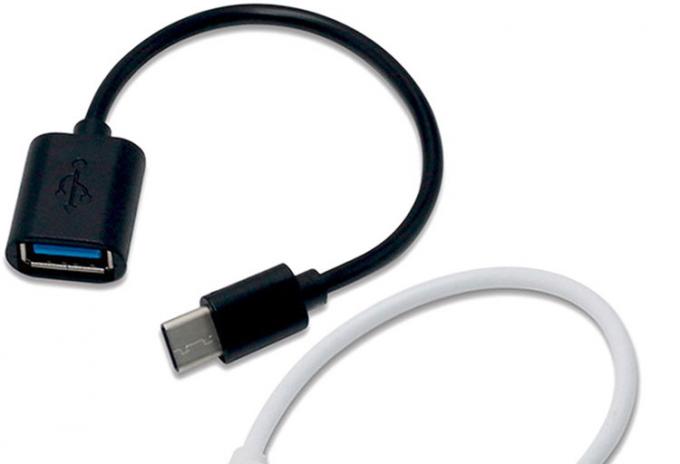 Cable d'adaptateur OTG USB type C mâle à USB 2.0 femelle pour ordinateur portable 0