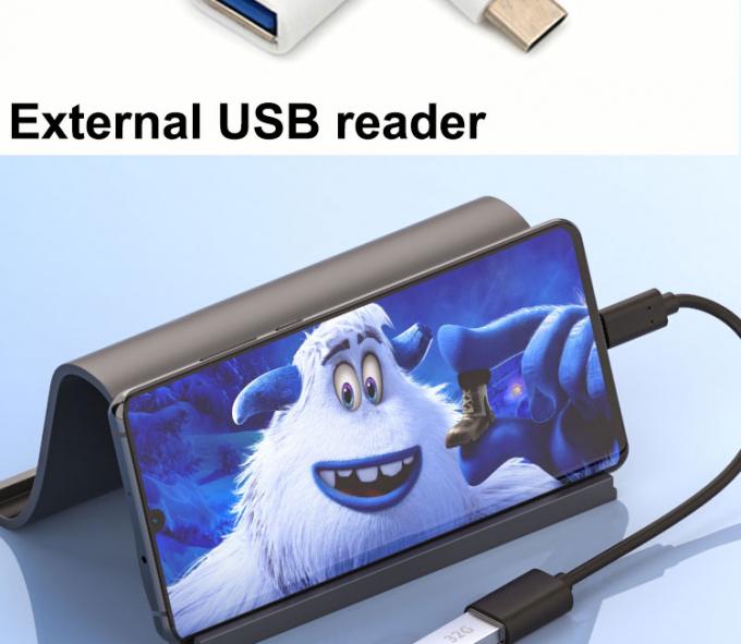 Cable d'adaptateur OTG USB type C mâle à USB 2.0 femelle pour ordinateur portable 4