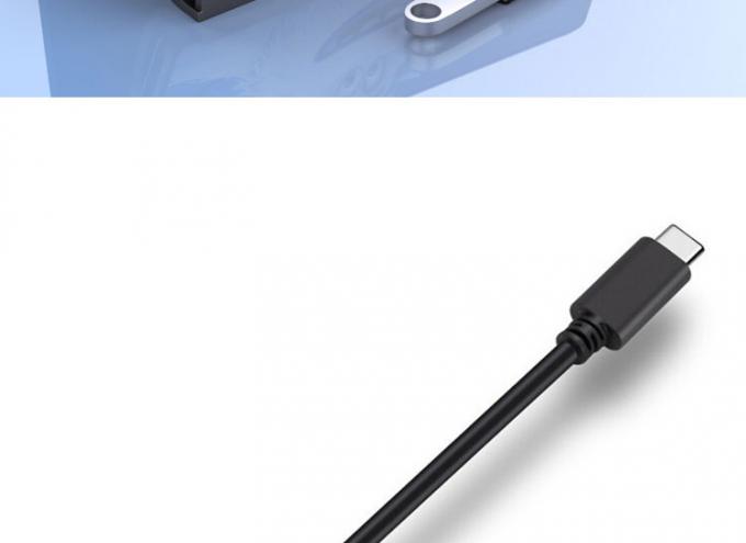Cable d'adaptateur OTG USB type C mâle à USB 2.0 femelle pour ordinateur portable 5