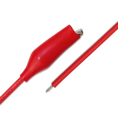 acheter Cable d'alimentation noir rouge à alligator unique online manufacture