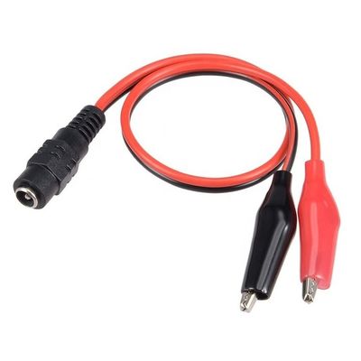 acheter 12V DC 5,5x2,1 mm Jack à baril féminin pour clips d'alligator Connecteurs de câble d'alimentation pour caméra de sécurité CCTV online manufacture