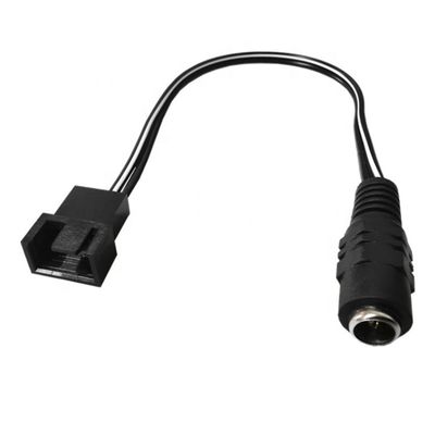 acheter 12V femme connexion en courant continu à 3 4 broches PC cas de ventilateur alimentation PWM adaptateur câble d'extension online manufacture