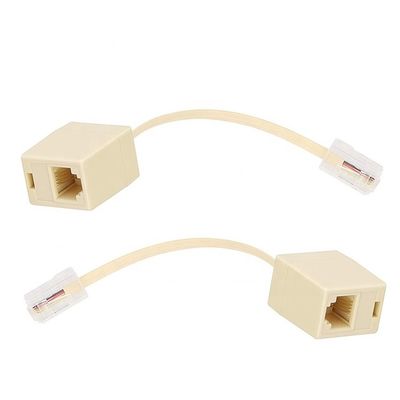 acheter Ethernet RJ45 8P8C Homme à téléphone RJ11 4P4C Femme Socket ADSL Convertisseur de connecteur Adaptateur de câble d'extension online manufacture