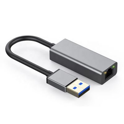 acheter Super vitesse 1000 Mbps Shell métallique USB 3.0 à adaptateur Ethernet RJ45 Gigabit online manufacture