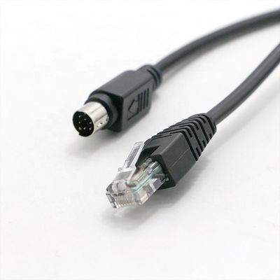 acheter Cable de connexion personnalisé 1M 2M mâle à mâle femelle RJ45 à 8 broches Mini Din online manufacture