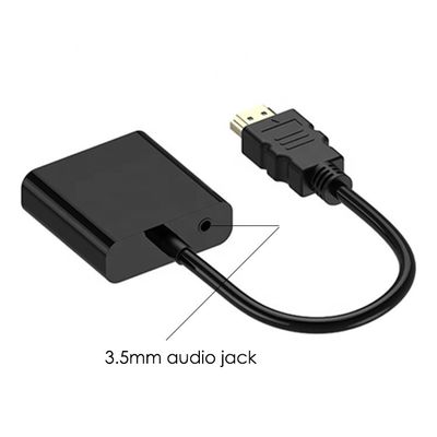 acheter 1080P 4K HDM TV I Adaptateur VGA mâle à femelle avec 3,5 prise audio online manufacture