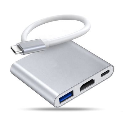 acheter 3 en 1 PD Chargement 4K 1080P Adaptateur USB de type C OTG online manufacture