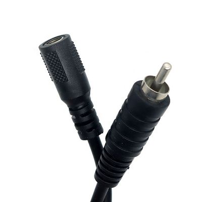 acheter RCA Masculin à courant continu 5.5x2.1 5.5x2.5 3.5x1.35mm Femme Plug Barrel Jack Pédale 12V câble d'alimentation en courant continu online manufacture