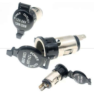 acheter 12v 24v étanche à l'eau Gap Cigarette de voiture allume-cigare femme Adaptateur de chargeur de prise pour moto online manufacture