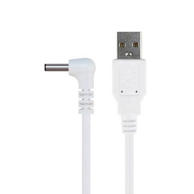 acheter Blanc noir 90 degrés angle 5,5x2,1 mm 5,5x2,5 mm 1,35x3,5 mm câble d'alimentation USB à courant continu online manufacture