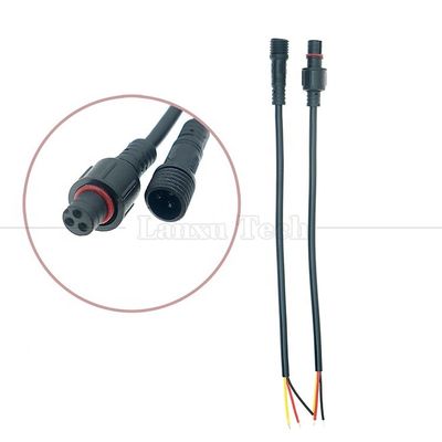 acheter IP67 IP68 mâle mâle femelle 2 3 4 5 6 7 8 Pin câble M12 pour LED online manufacture