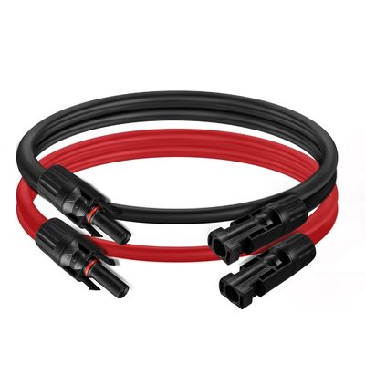 acheter 10AWG 6mm câble solaire étanche Adaptateur de panneau solaire fil câble d'extension solaire avec connecteurs féminins et masculins Kit de câbles outil online manufacture