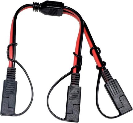 acheter 14AWG SAE câble de connecteur électrique automobile à courant continu Y Splitter 1 à 2 câble d'extension SAE pour camping-car Caravan panneaux solaires Charge de batterie online manufacture