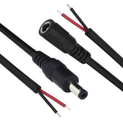 acheter Jack à baril 12V CC 5,5x2,1 mm 5,5x2,5 mm 3,5x1,35 mm prise mâle femelle pour ouvrir le câble d'alimentation en courant continu Pigtail online manufacture