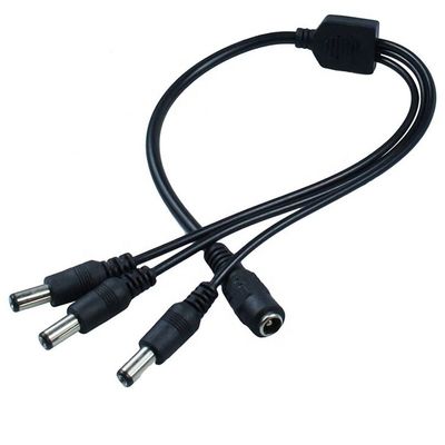 acheter 1 entrée à 3 sortie 1 femme à 3 hommes 5.5x2.1 mm câble de séparation d'alimentation en courant continu pour bande LED CCTV online manufacture