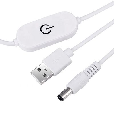 acheter 5V 2A USB TO dc 5,5*2,1 mm commutateur réglable câble à distance LED bande obscurcitrice pour la lumière de lampe online manufacture