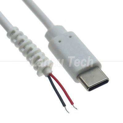acheter Personnalisation USB type C mâle femelle à fil nu câble de chargeur de fin de queue de cochon avec soulagement de la contrainte online manufacture
