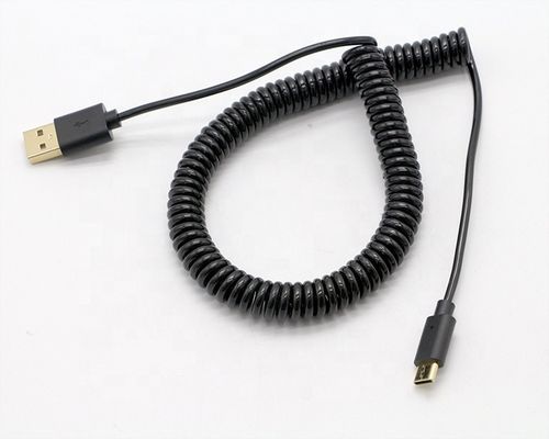 acheter 1M 2M 3M à charge rapide en ressort enroulé en spirale câble USB de type C online manufacture
