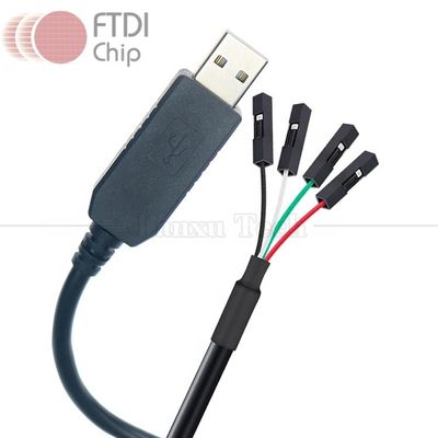 acheter FTDI FT232 Uart de haute qualité câble série USB à TTL avec connecteur Dupont 4p pour Arduino Raspberry Pi online manufacture