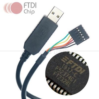 acheter FTDI Chip FT232 USB à TTL 3.3V 5V Uart RTS CTS TXD RXD câble de conversion en série pour Arduino Raspberry Pi online manufacture