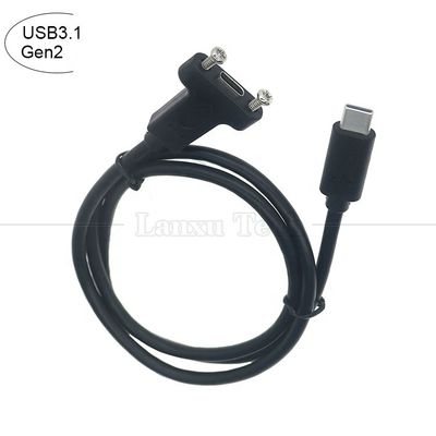 acheter USB3.1 Gen2 10Gbps câble d'extension de montage de panneau de type C online manufacture