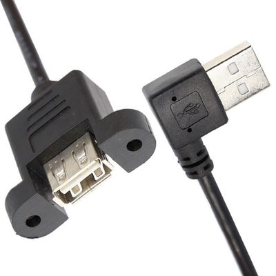 acheter Fermeture à vis câble d'extension USB monté sur le panneau mâle à femelle online manufacture