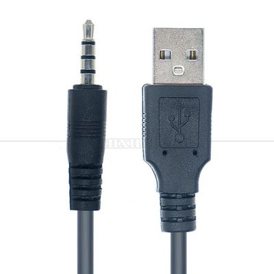 acheter USB 2.0 Un mâle à 4 pôles 3,5 mm câble de charge audio jack pour haut-parleur de voiture jouet online manufacture