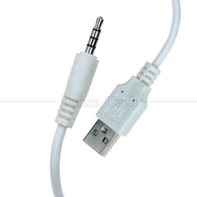 acheter Chargeur de données OEM USB un mâle à 4 pôles TRRS 3,5 mm Aux Audio DC Jack câble de chargeur pour casque haut-parleur online manufacture