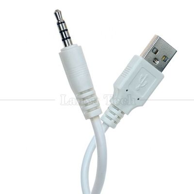acheter Synchroniser les données de charge USB un mâle à Aux 4 pôles 3,5 mm Audio DC Jack Adapter câble de charge pour casque haut-parleur online manufacture