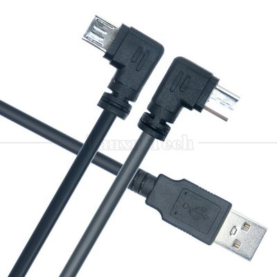 acheter 1M 2M 3M 5M Chargement de données 90 degrés Droit vers le haut gauche vers le bas Angle Micro V8 câble USB online manufacture
