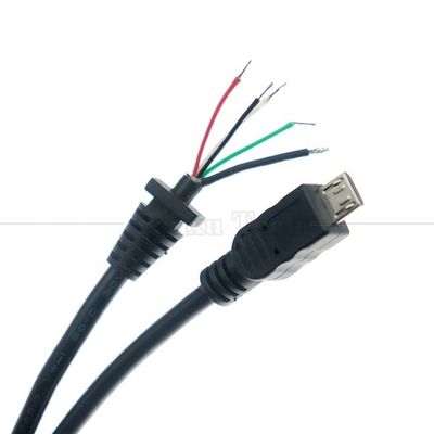 acheter Chargeur de données personnalisé Micro-USB blindé pour ouvrir le câble de chargeur d'alimentation de la queue de cochon online manufacture