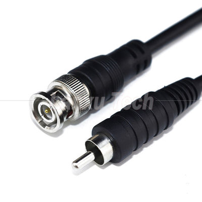 BNC mâle à RCA mâle câble d'extension AV pour caméra CCTV