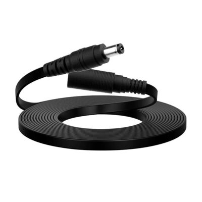 1m 3m 5m 12V mâle à mâle femelle à courant continu plat 5.5x2.1mm 5.5x2.5mm 3.5x1.35mm câble d'extension d'alimentation Jack à baril pour caméra de vidéosurveillance LED