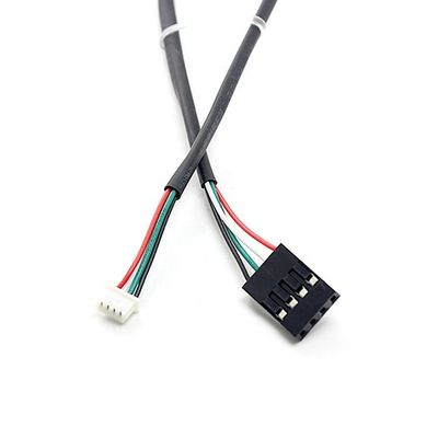 Cable d'assemblage de câble de câble de câble de connecteur de connecteur de 4 broches Dupont 2.54 mm à Molex 1.25 mm