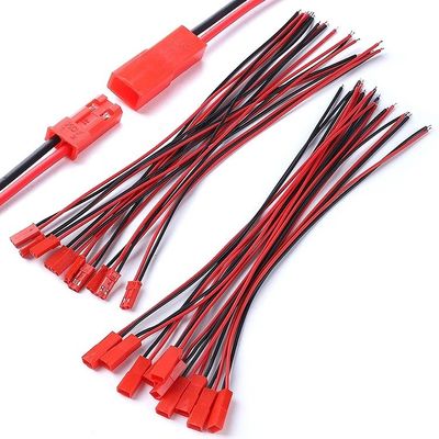 22AWG mâle femelle 2 PIN JST SYP RCY connecteur de prise à l'extrémité nue de fil pigtail câble de plomb harnais pour batterie à bande LED